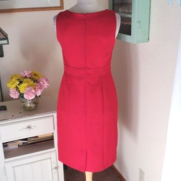 Shelby and Palmer Red Sheath Dress. - Picture 6 of 11